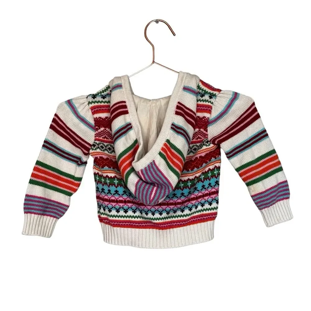 Baby Gap Hooded Knit Sweater - Size 3T - Excellent!